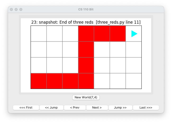 snapshot for red dots